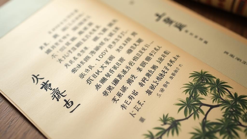 伝統的な竹の巻物に日本の法律条文が書かれている様子
